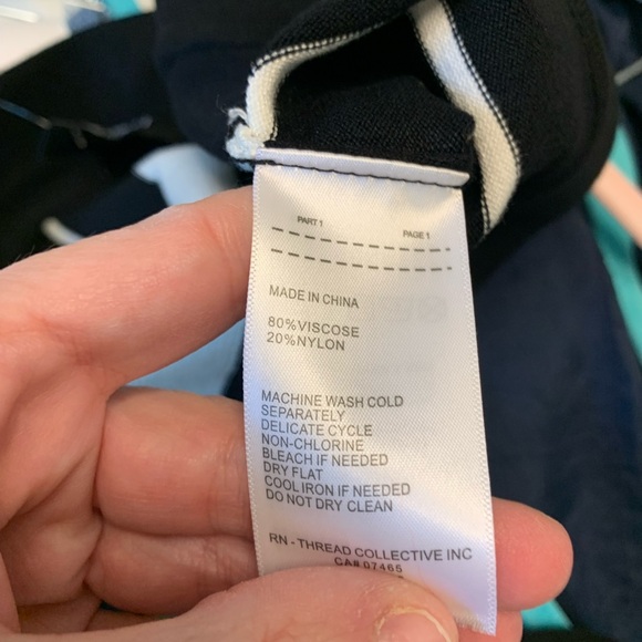 Ellen Tracy Black and White Striped Ribbed Pencil Skirt. New. Size XL - Picture 11 of 11